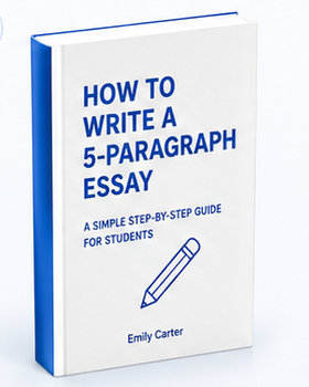 Обкладинка книги HOW TO WRITE A 5-PARAGRAPH ESSAY